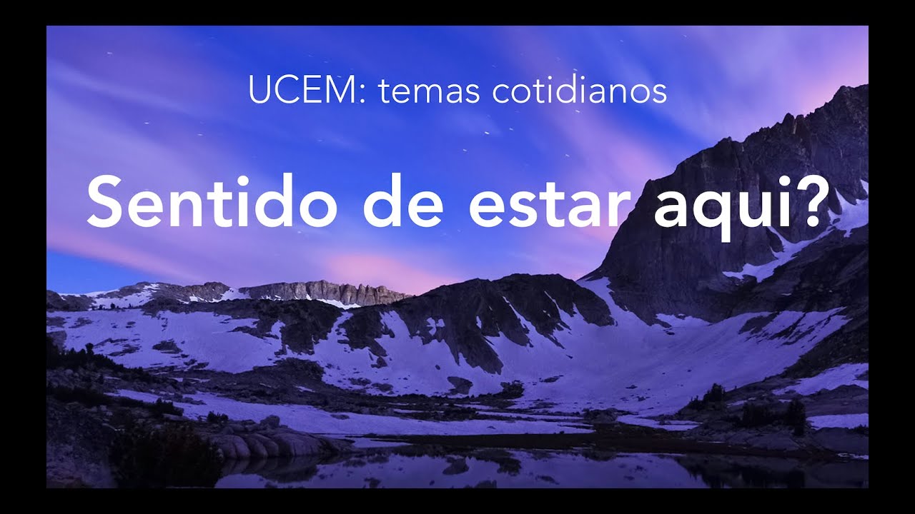 Qual o sentido de estar aqui?