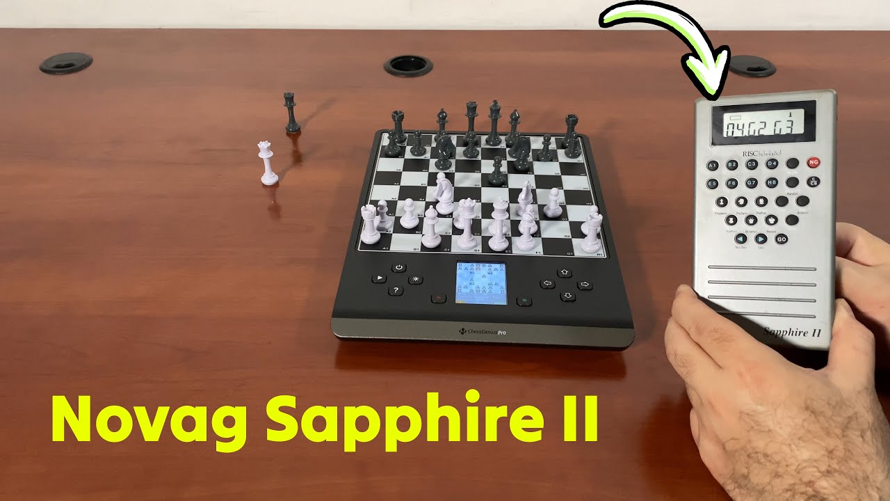 Novag Sapphire II vs. ChessGenius Pro 2024 👑 @gadgetify