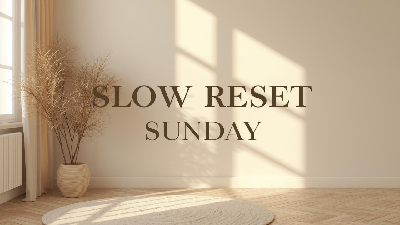 Slow Reset Sunday | Soft Music for a Fresh Start