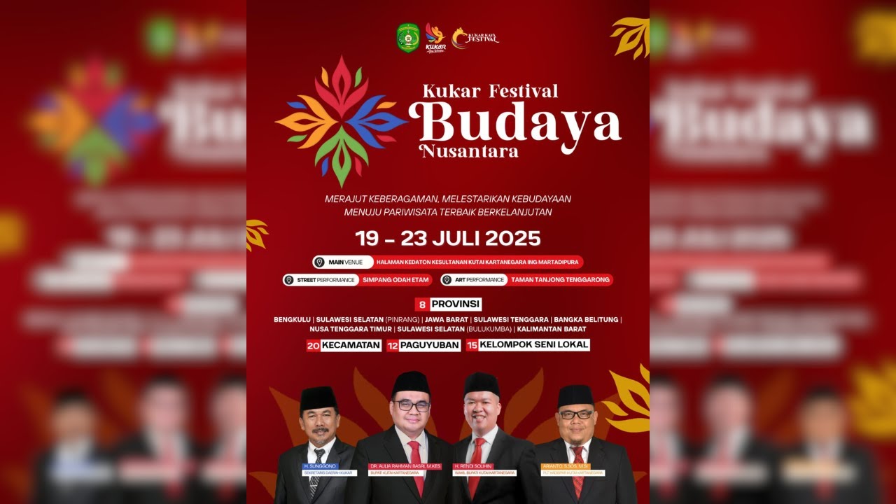 OPENING CEREMONY KUKAR FESTIVAL BUDAYA NUSANTARA 2025