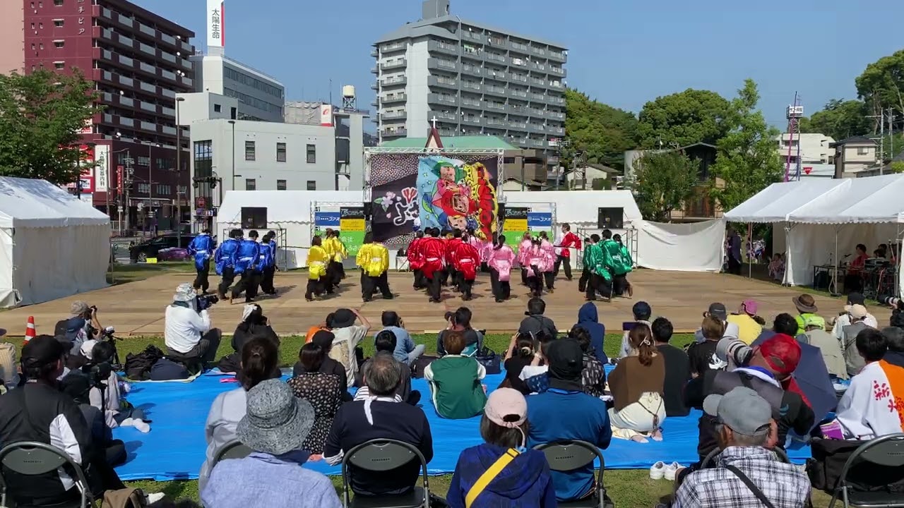 長崎県立大学リズム戦隊 メロディアス [黒崎よさこい祭り 2023.05.21(日)]