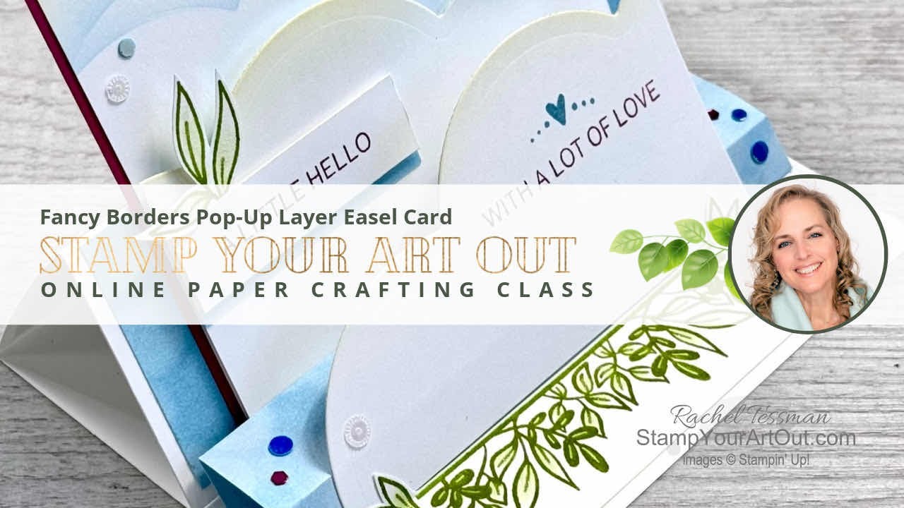 Fancy Borders Pop-Up Layer Easel Card