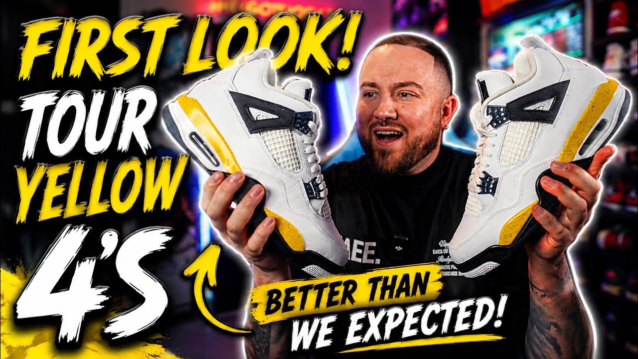 ПЕРВЫЙ ВЗГЛЯД! НОВЫЕ JORDAN 4 &laquo;TOUR YELLOW&raquo; НАМНОГО ЛУЧШЕ, ЧЕМ МЫ ОЖИДАЛИ! ЭТО НАДО БРАТЬ!