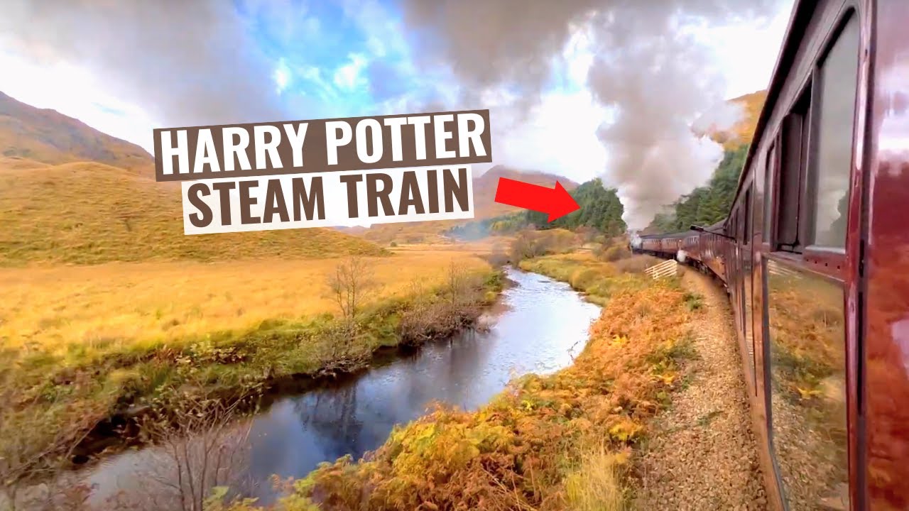 BREATHTAKING Train ride in Scotland - The Jacobite Steam Train