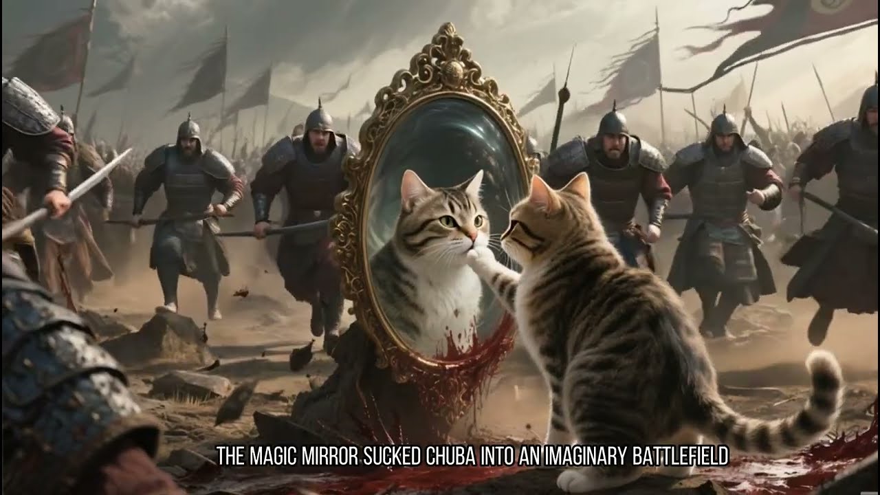 Chuba's Mysterious Journey to the Tang Dynasty! 🐱🔮#historicaladventure  #timetravel#fantasycat