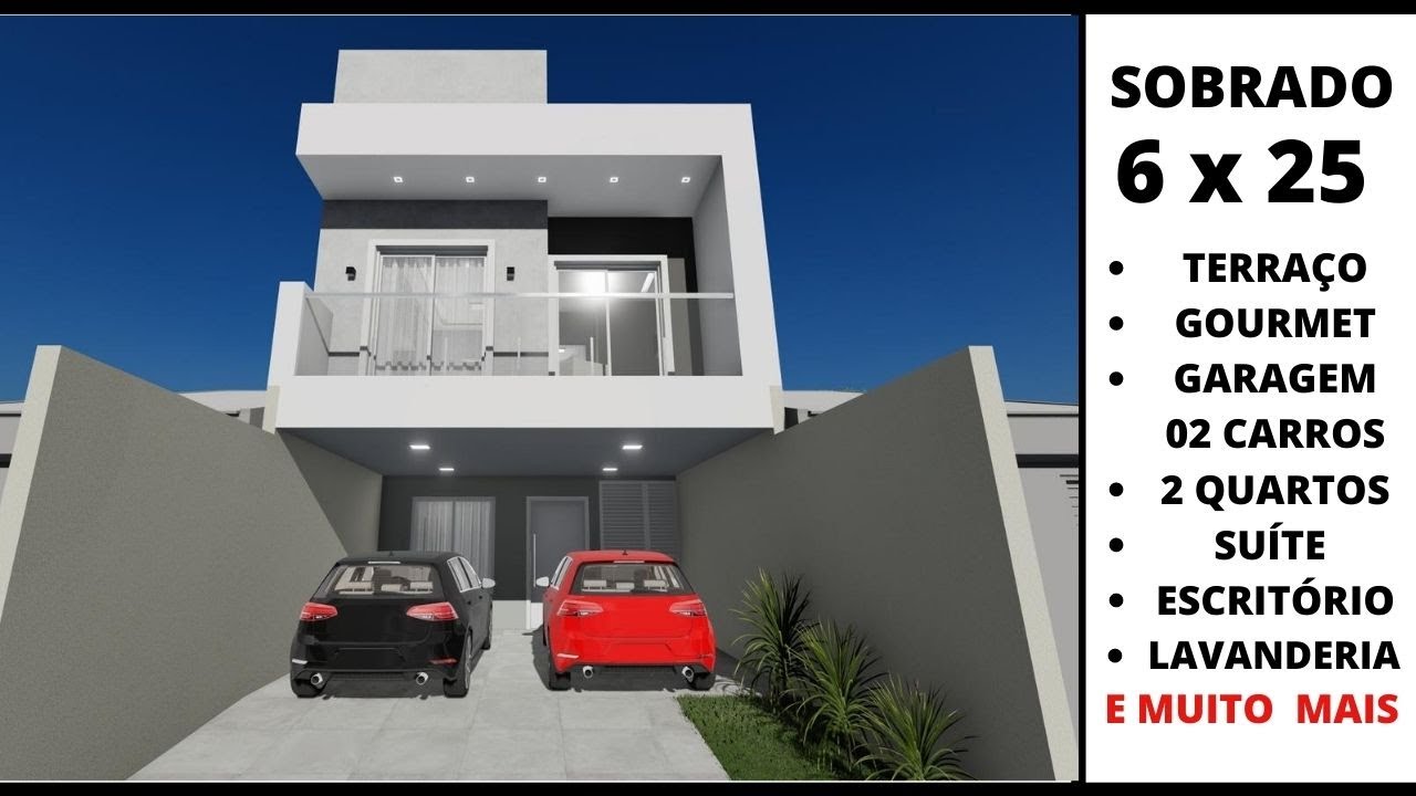 SOBRADO EM 6M x 25M 