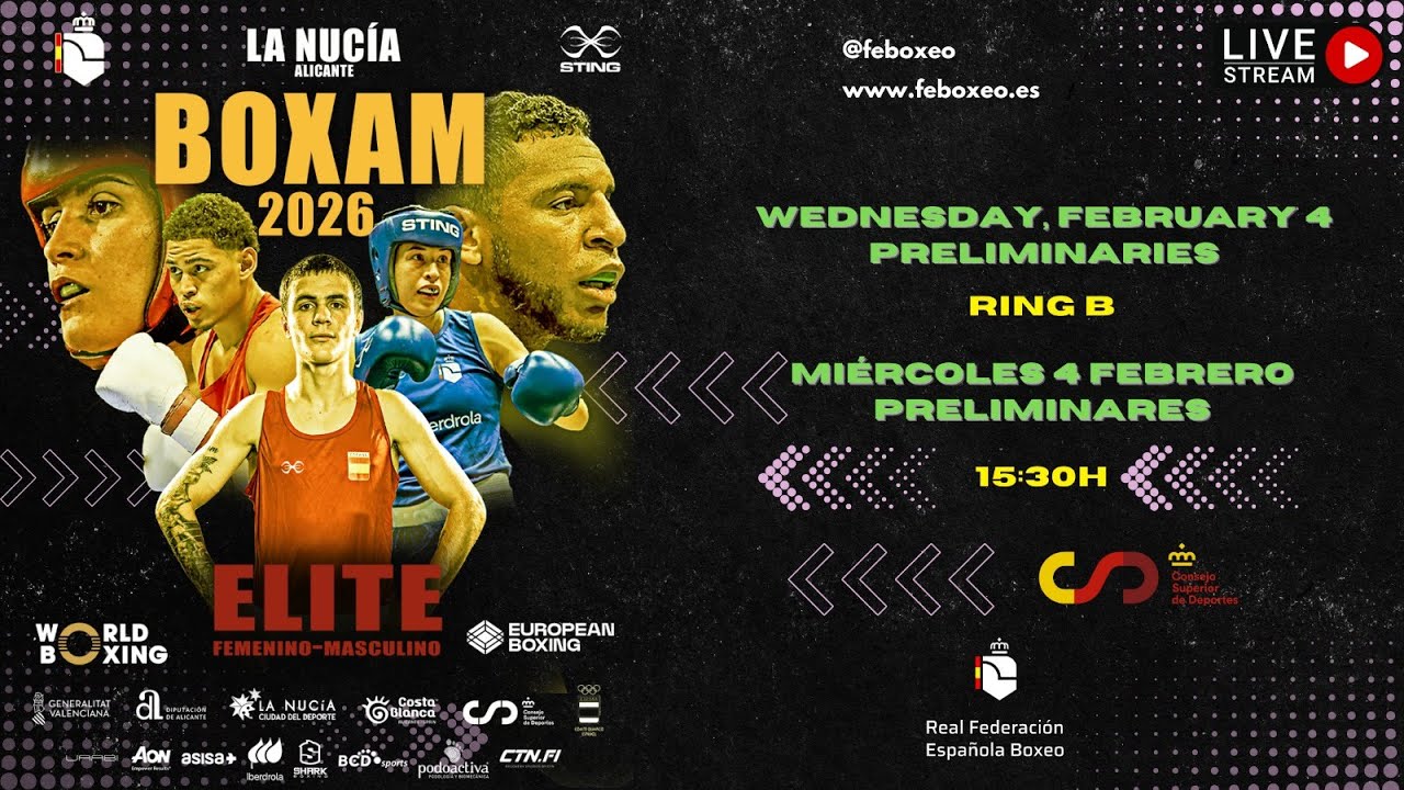 LA NUCÍA VUELVE A SER REFERENTE INTERNACIONAL CON EL TORNEO INTERNACIONAL BOXAM ÉLITE 2026