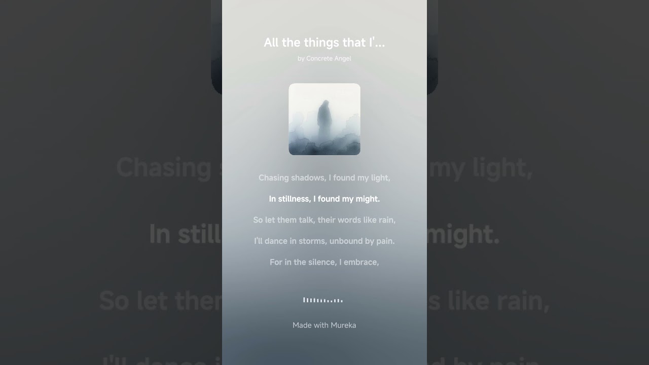 All the things that I've been told (2nd version) 