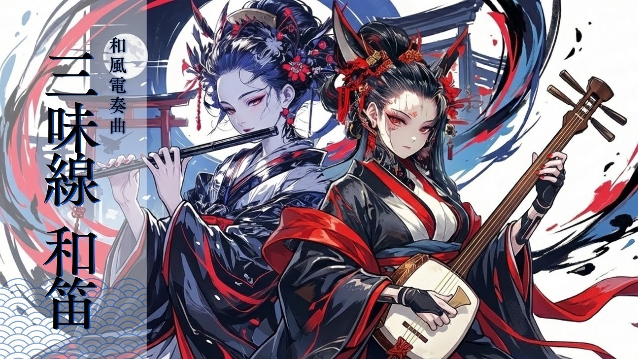 Japanese Music / Shamisen & Japanese flute Instrumental BGM for Work🔥 & Game🎮