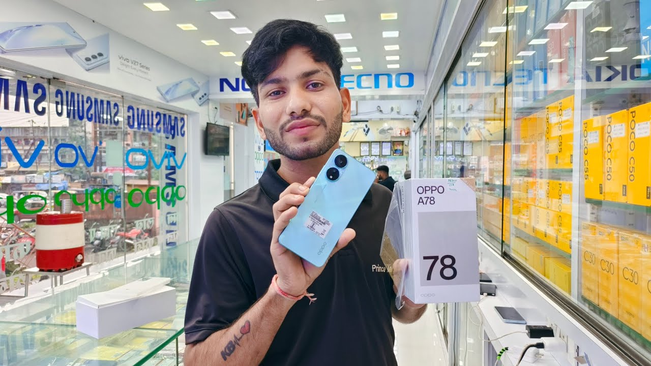 Oppo A78 (New) Unboxing,First Look & Review 🔥| Oppo A78 Price, Spec & Many More Hindi #oppoa78