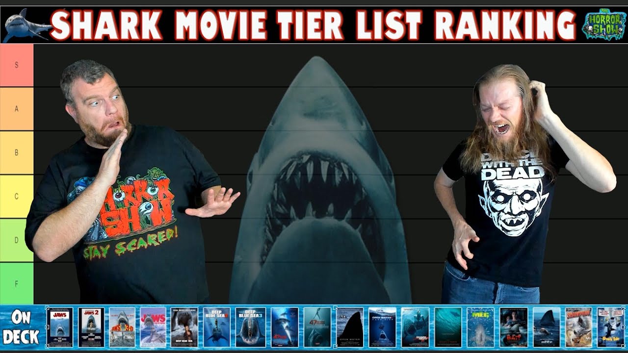Shark Movie Tier List Ranking - The Horror Show