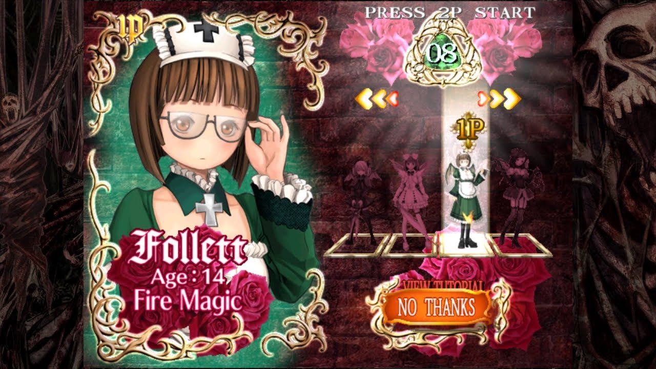 [Deathsmiles] Gameplay - Normal / Follett [No Commentary]