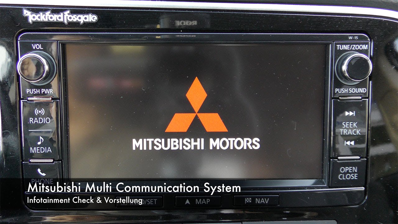Infotainment Check Mitsubishi Outlander (2016)
