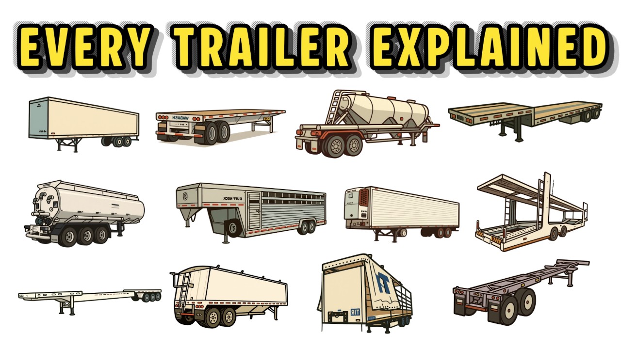 👉 Every Type of Semi Truck Trailer Explained Pt.1