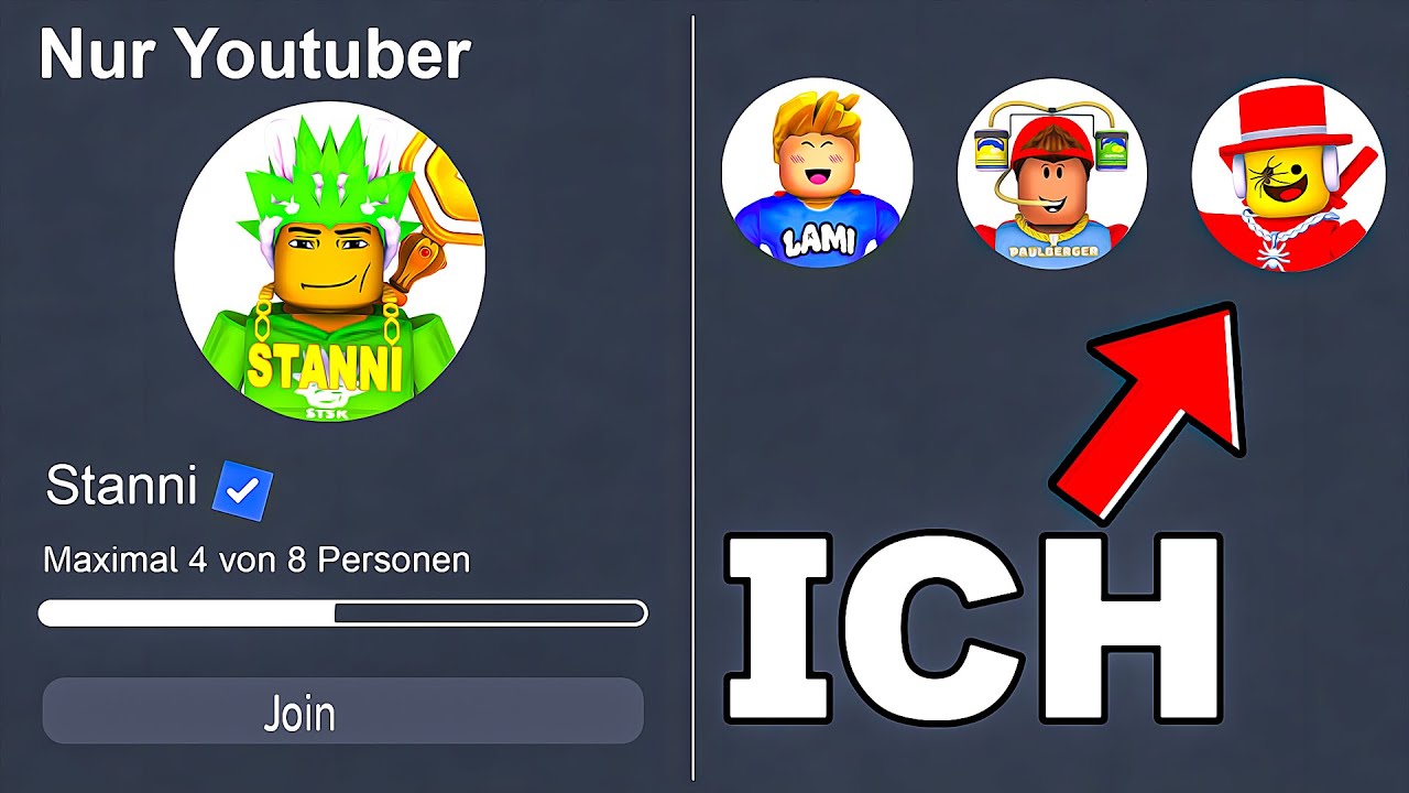 Ich habe mich mit dem OWNER in einen YOUTUBER SERVER in Steal A Brainrot eingeschlichen!