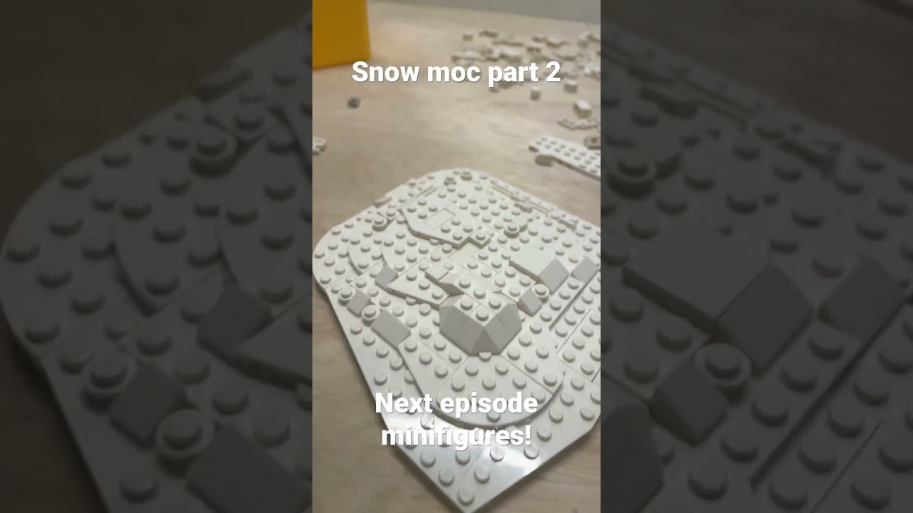 Snow moc part 2 #lego #legostarwars #shorts