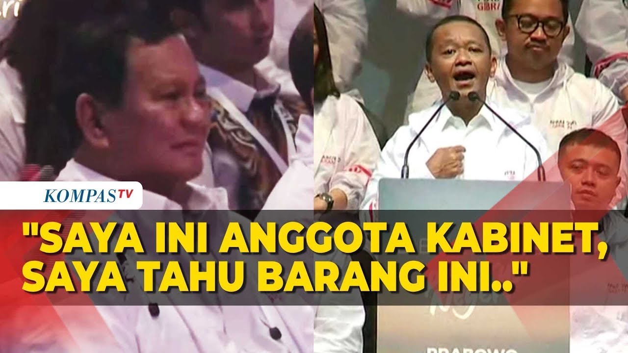 Bahlil Lahadalia di Deklarasi Relawan Prabowo: Saya Anggota Kabinet, Saya Tahu Barang Ini!