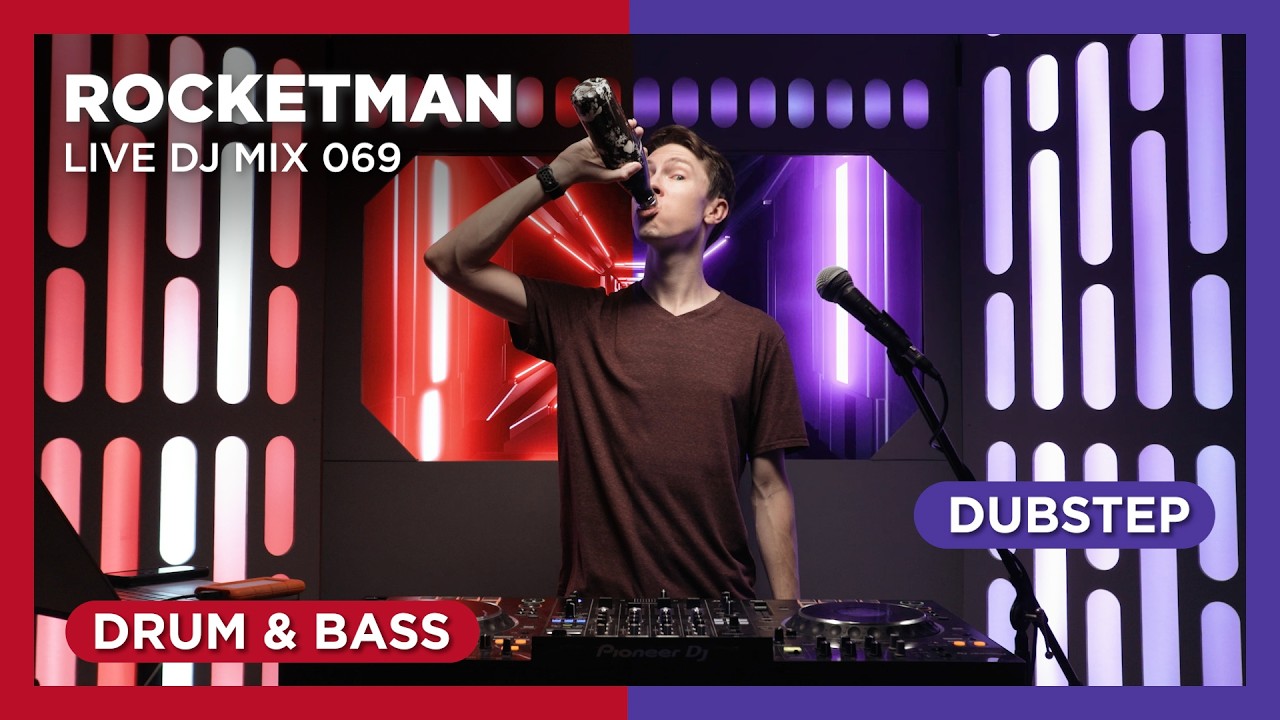 ROCKETMAN - Live DJ Mix 069 (DnB and Dubstep) from the Spaceship