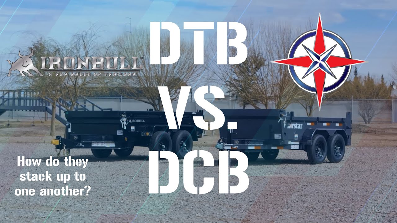 Norstar and Ironbull Trailers: DTB 5x10 Vs. DCB 5x10