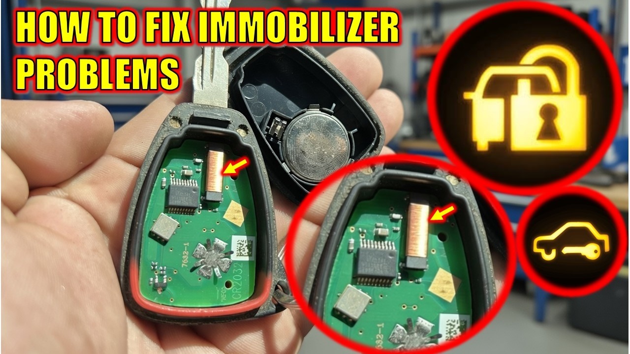 How to fix immobilizer problems - Why the immobilizer activates Solution
