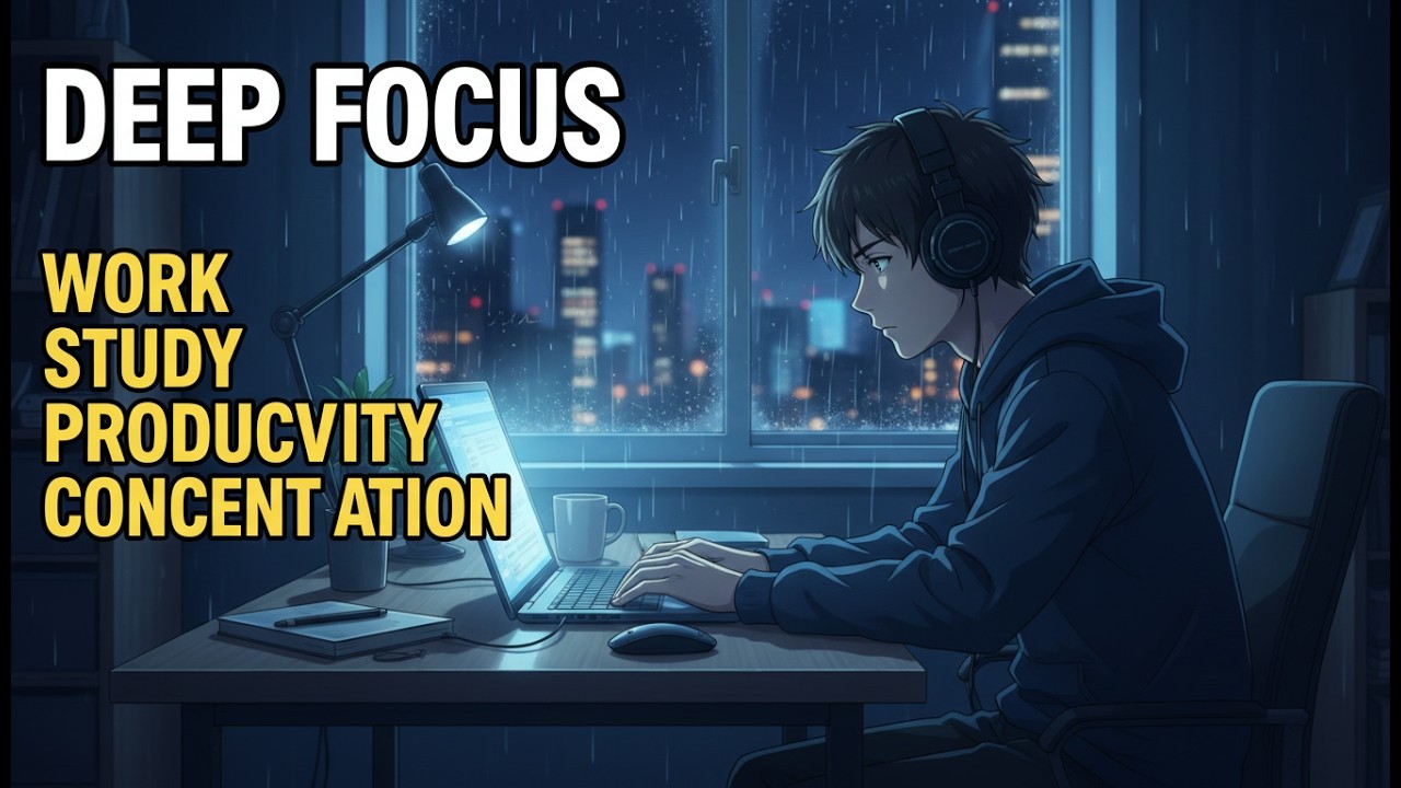 🔴 LIVE –  No Distractions, Just Focus for Work – Live