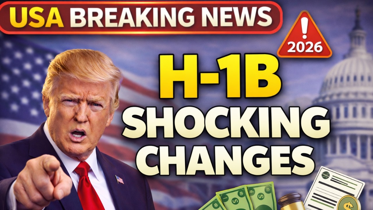 ⚠️WARNING: New H 1B Visa Rules & Fees Destroy 2026 Lottery Dreams?