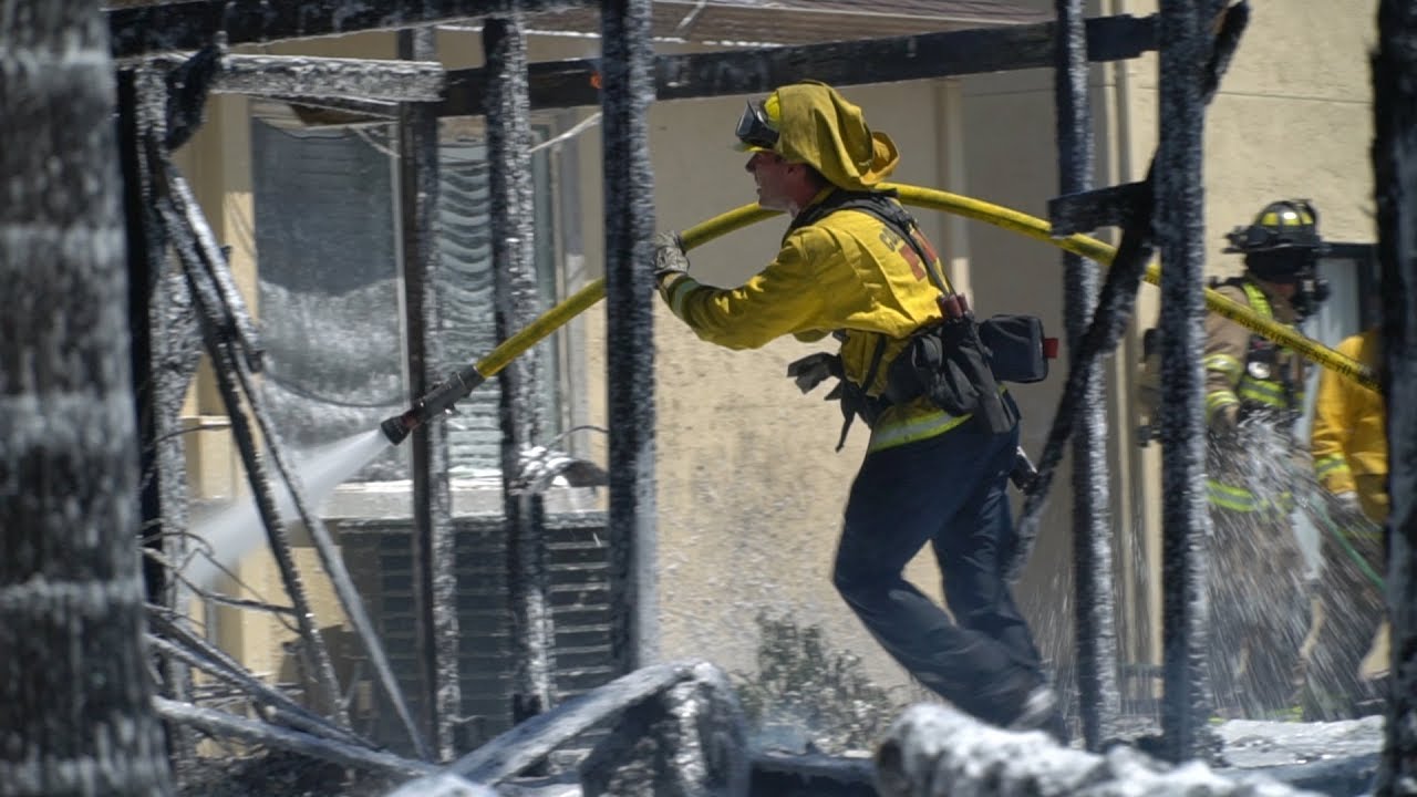 10 Homes Saved By Firefighters From 3 Alarm Fire In Antioch, California