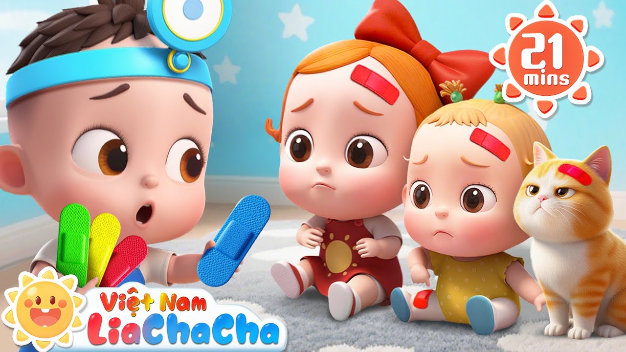 🚑 Vui chơi ở nhà vào ngày mưa | Bé chơi làm bác sĩ | LiaChaCha - Ca Nhạc Thiếu Nhi Việt Nam
