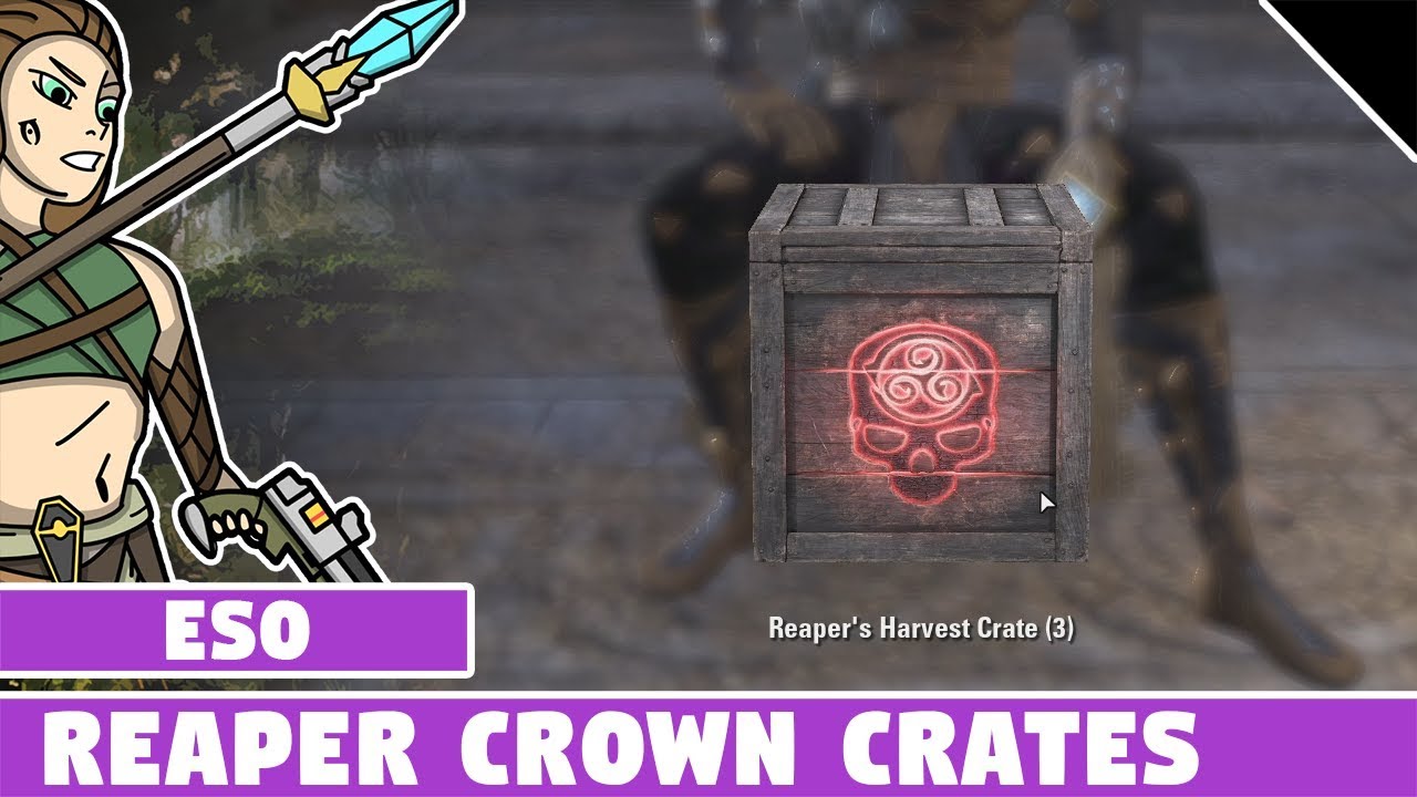 Reaper's Harvest Crown Crate Opening! Elder Scrolls Online Crown Crates ESO