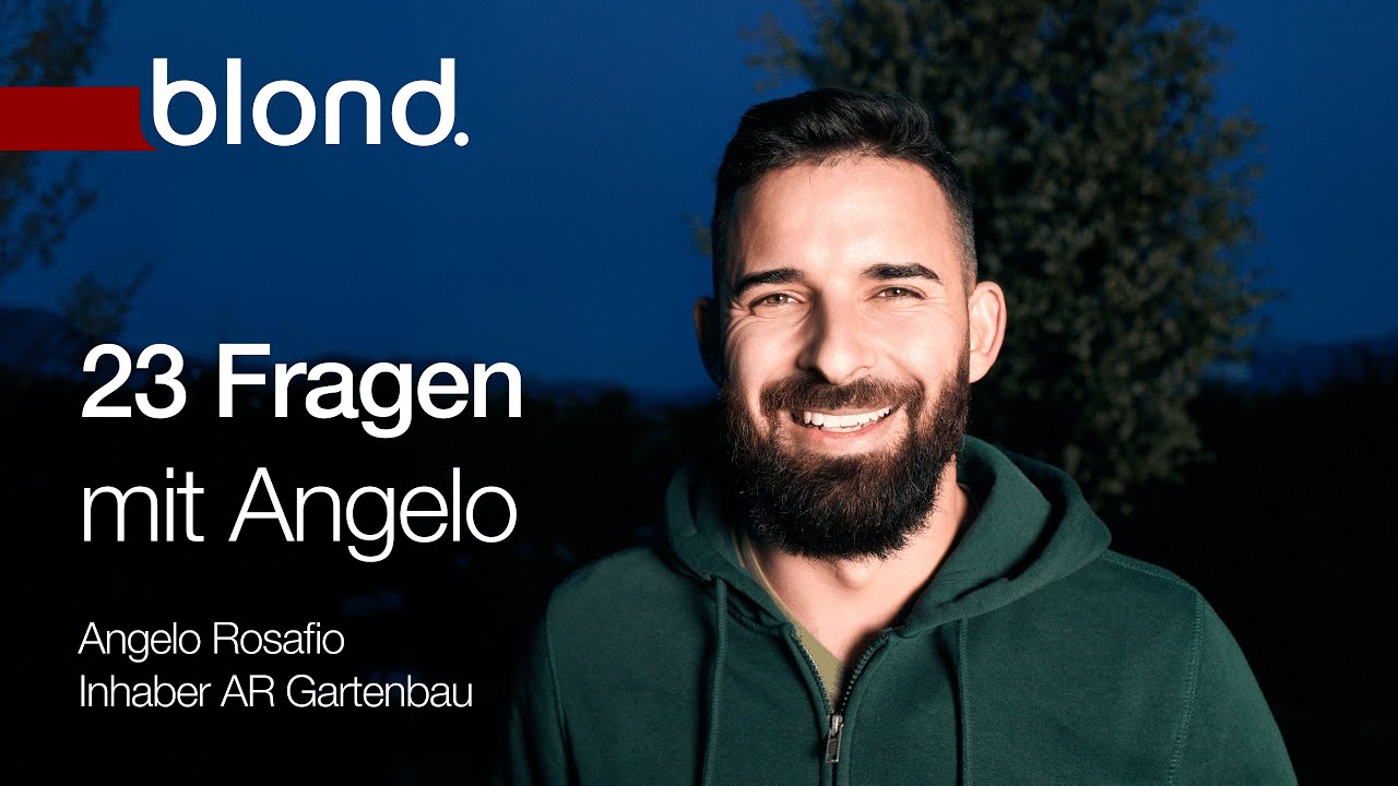 23 Fragen mit Angelo Rosafio, Gartenbauer & Unternehmer