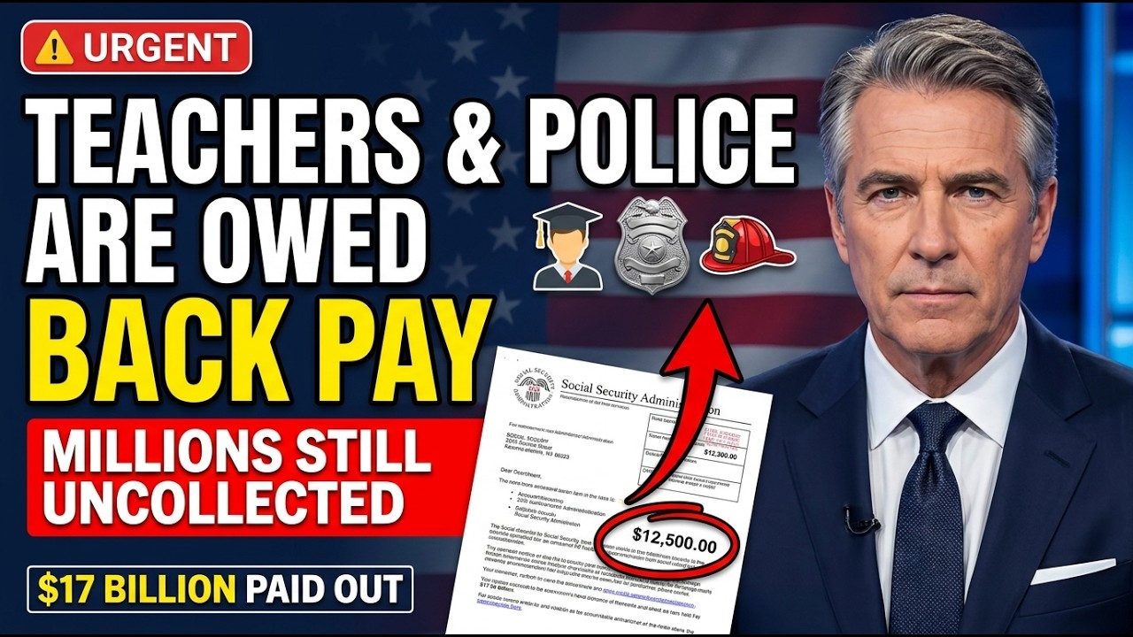 ⚠️ TEACHERS, POLICE & FIREFIGHTERS: SOCIAL SECURITY OWES YOU BACK PAY (Millions Still Uncollected)
