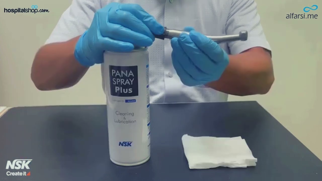 PANA SPRAY Plus - highly effective general handpiece and air motor lubricant