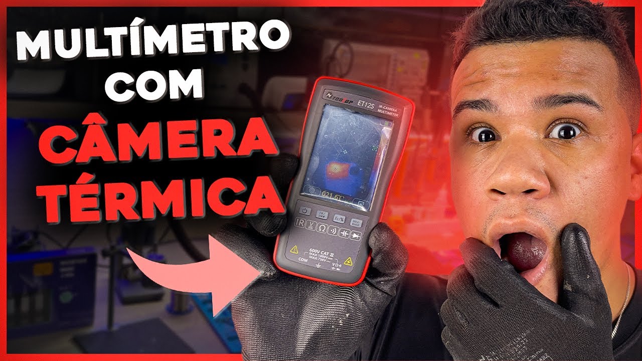 Achei Um Multímetro Com Câmera Térmica Para Consertar Celular! (Testando Ferramentas #3)