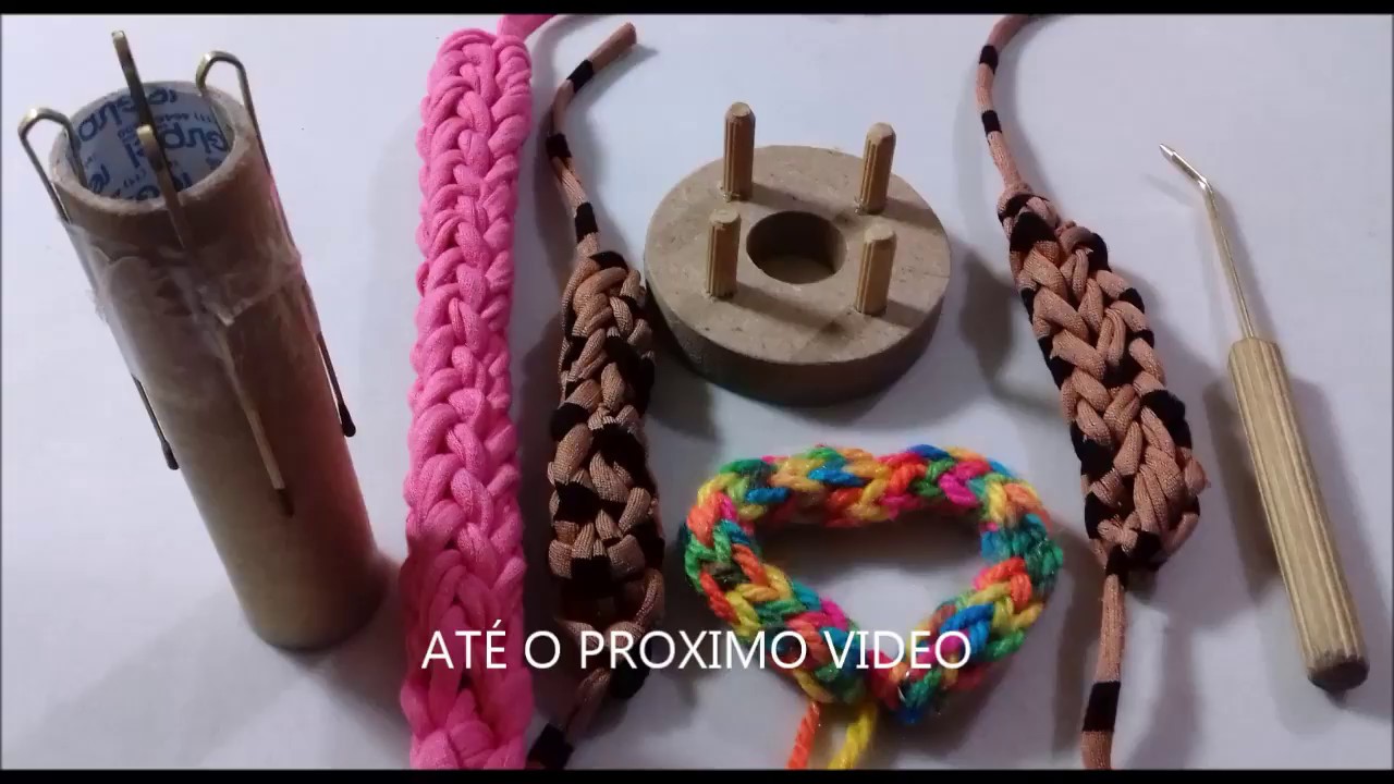 RABO DE RATO NO TEAR ,COMO FAZER O TEAR TRICOTIM E MONTAR SUA PEÇA TUTORIAL MARLY THIBES