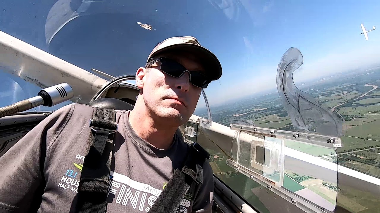 Soaring above Wallis, Texas
