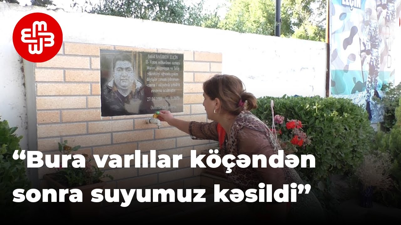 Pirşağı sakini: “Bura varlılar köçəndən sonra suyumuz kəsildi”