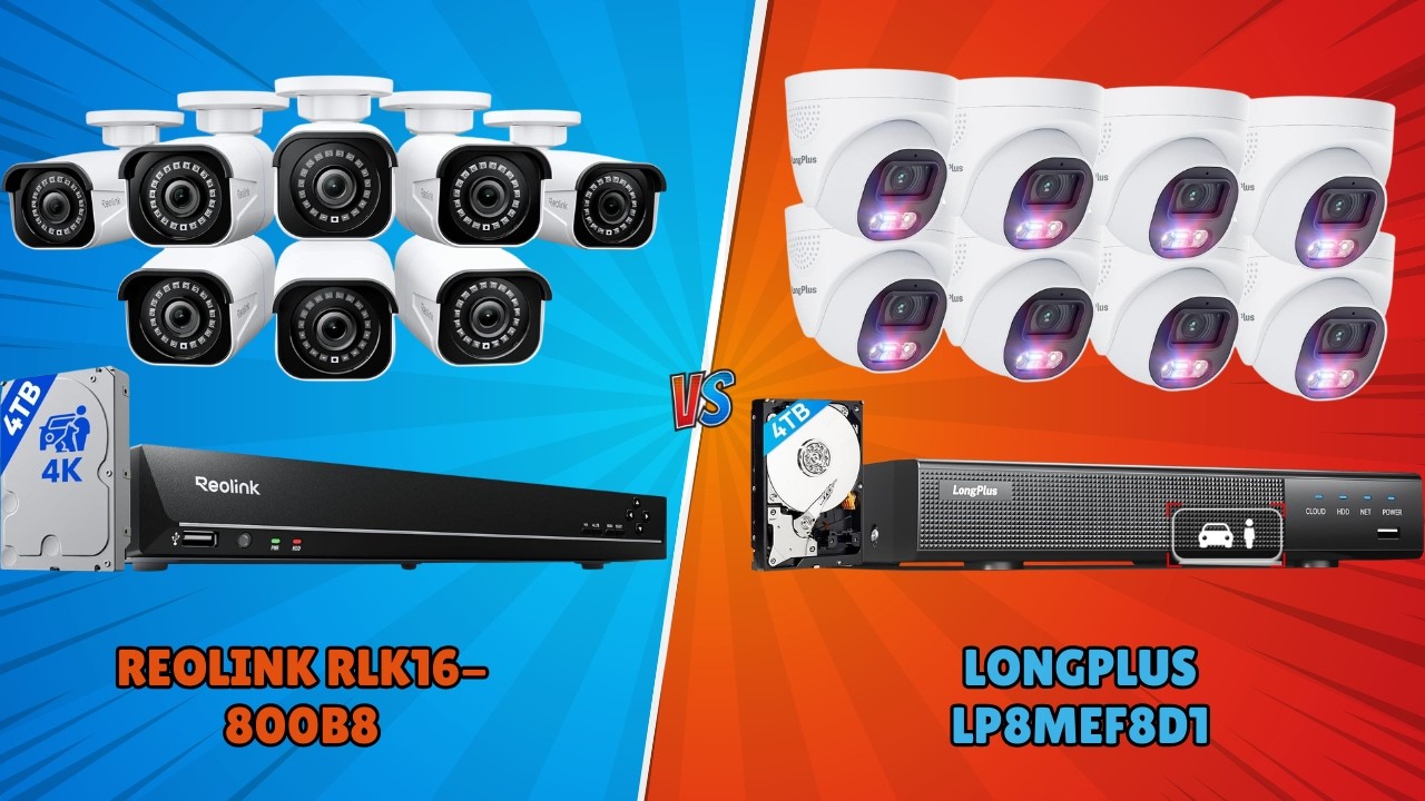 REOLINK RLK16-800B8 vs LongPlus LP8MEF8D1 16CH NVR System | Honest Comparison