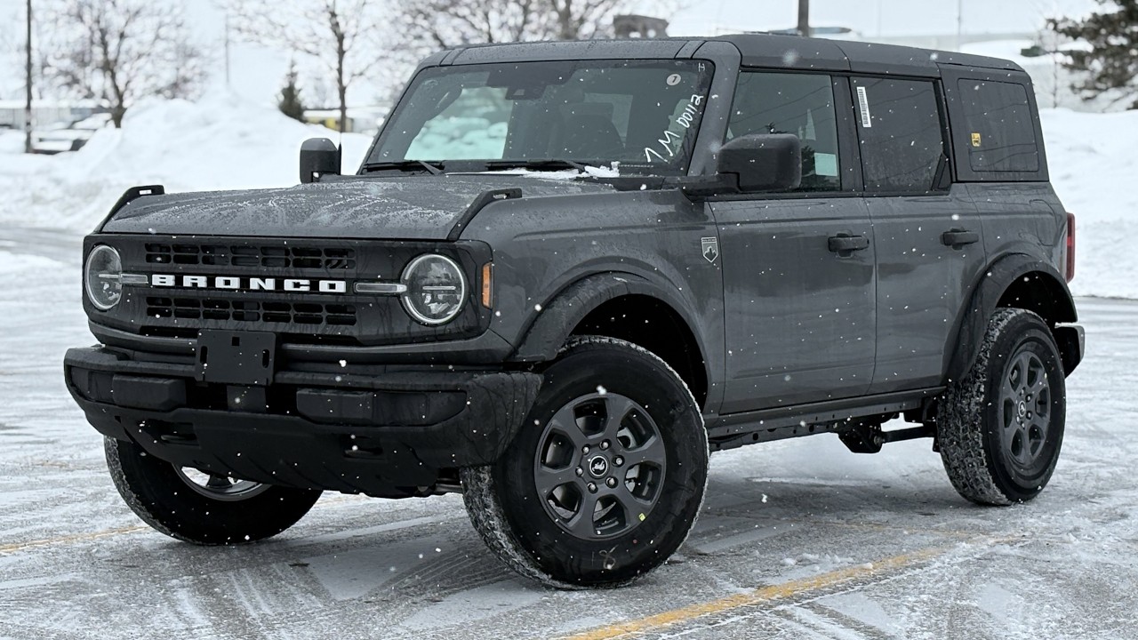 New 2026 Ford Bronco Big Bend in Carbonized Grey Metallic | Barrie Ford