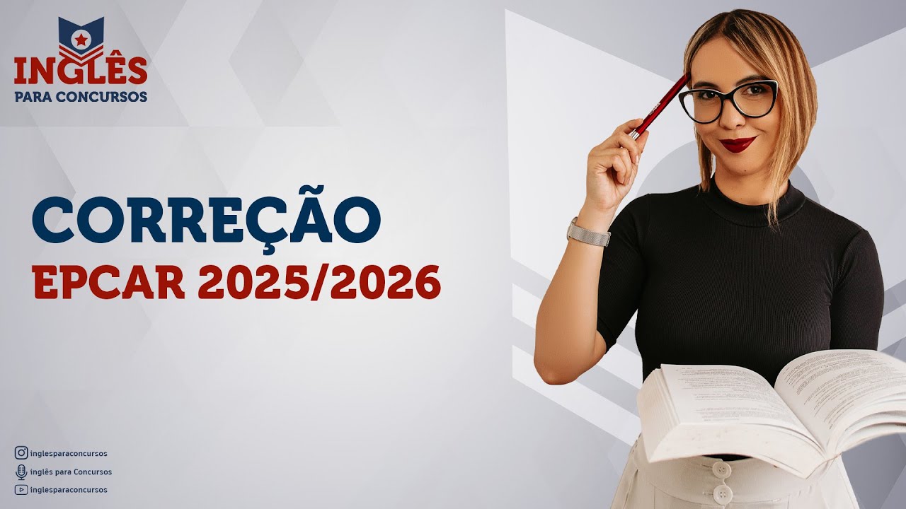 CORREÇÃO EPCAR 2025 - 2026 | INGLÊS