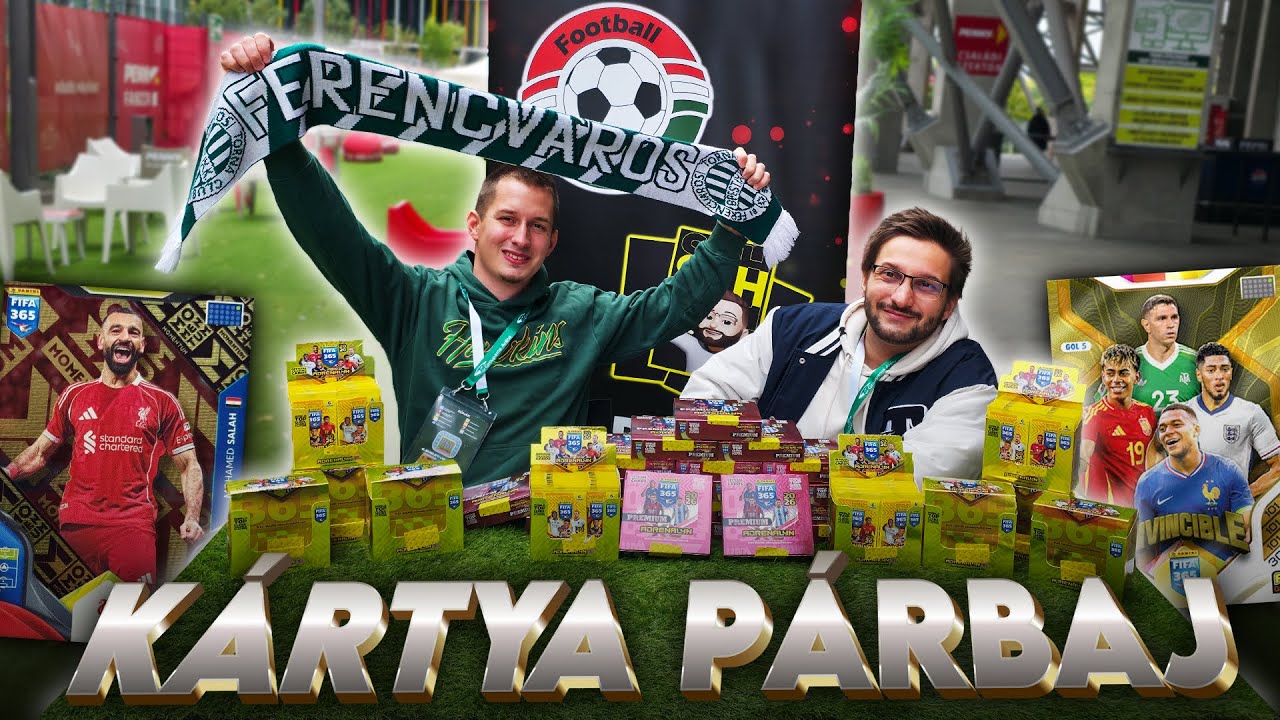 Fradi Meccsen Voltunk! | Kártya Párbaj a Groupama Arénában!