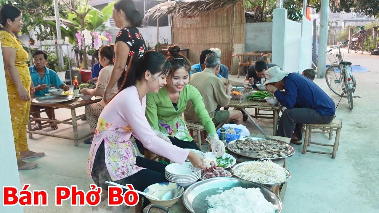 Sáng Sớm Nấu Nồi Phở Bò Bán Đắt Khách Chưa Từng Thấy | Hương Quê #337