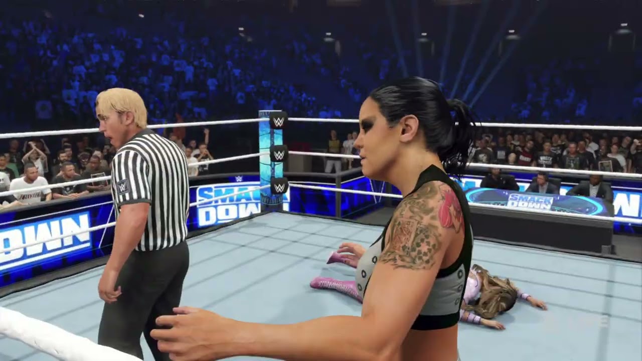 WWE 2K24 Shayna Baszler vs Chelsea Green Womens U.S Championship