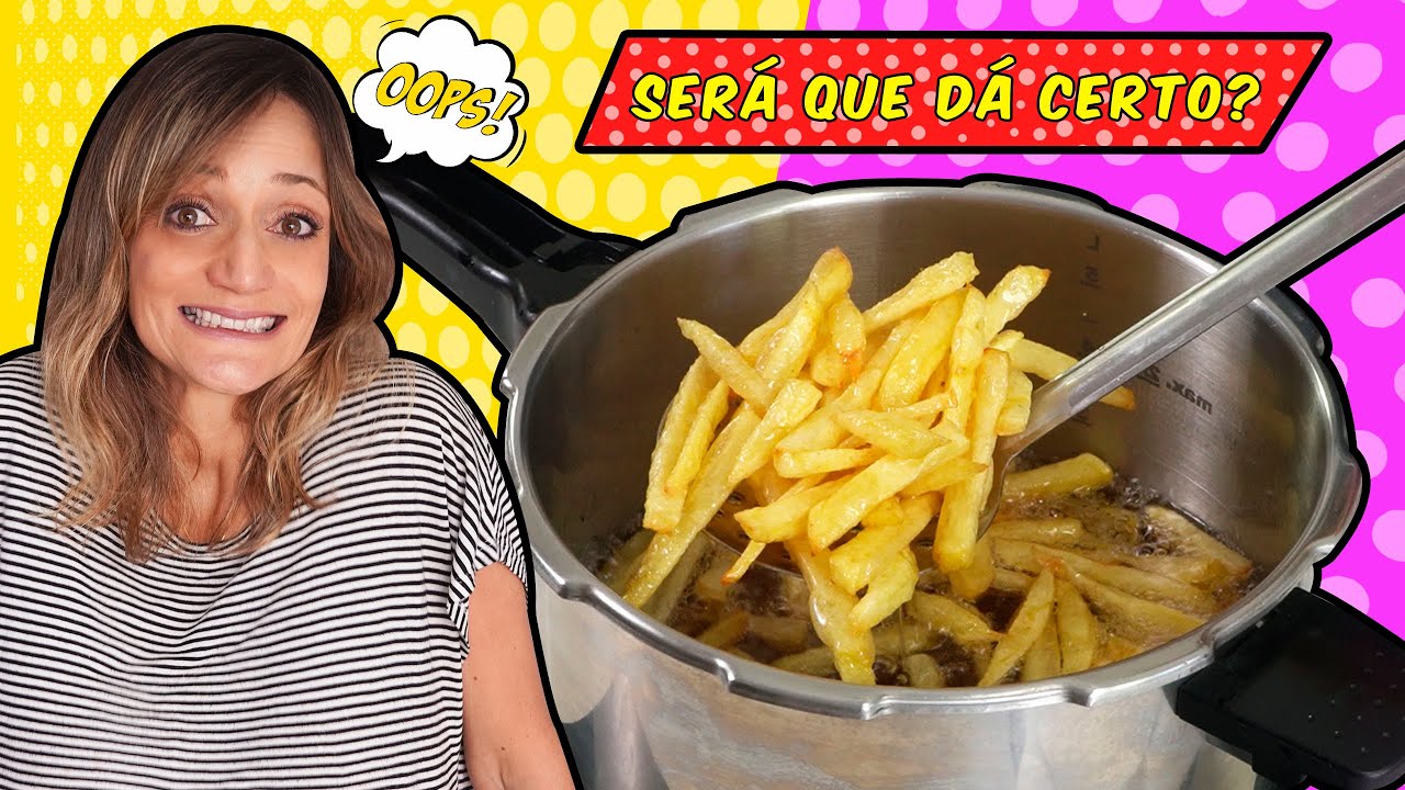 Batata Frita na Panela de Pressão | Camis Sincerona