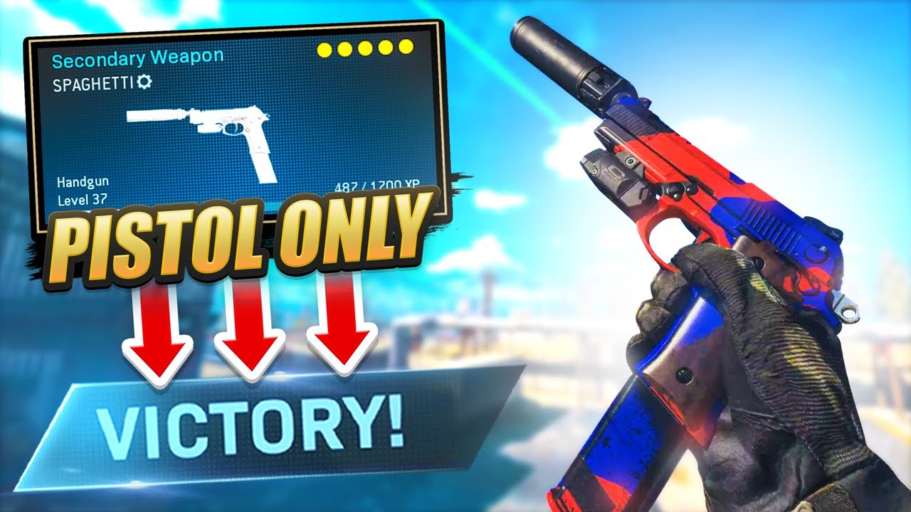 I'm BACK! - PISTOL *ONLY* CHALLENGE on WARZONE