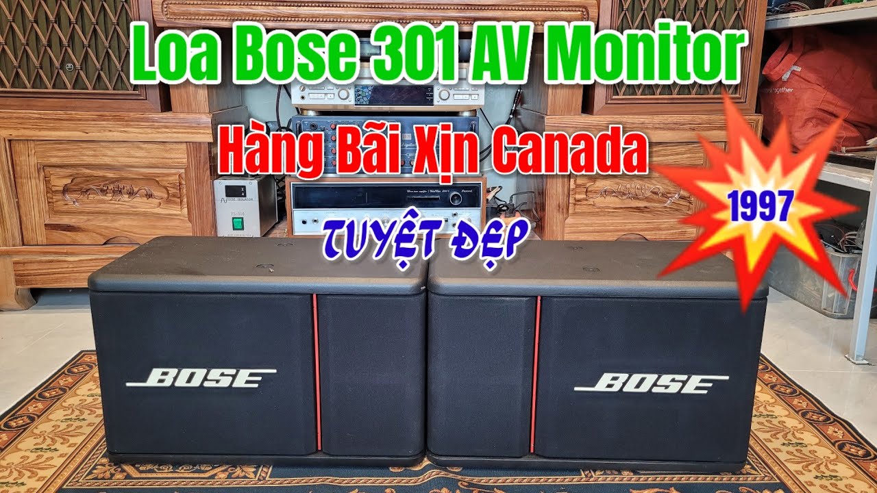 Loa Bose 301AV Monitor Hàng Bãi Xịn Canada#amthanhco #vintage#musicsong