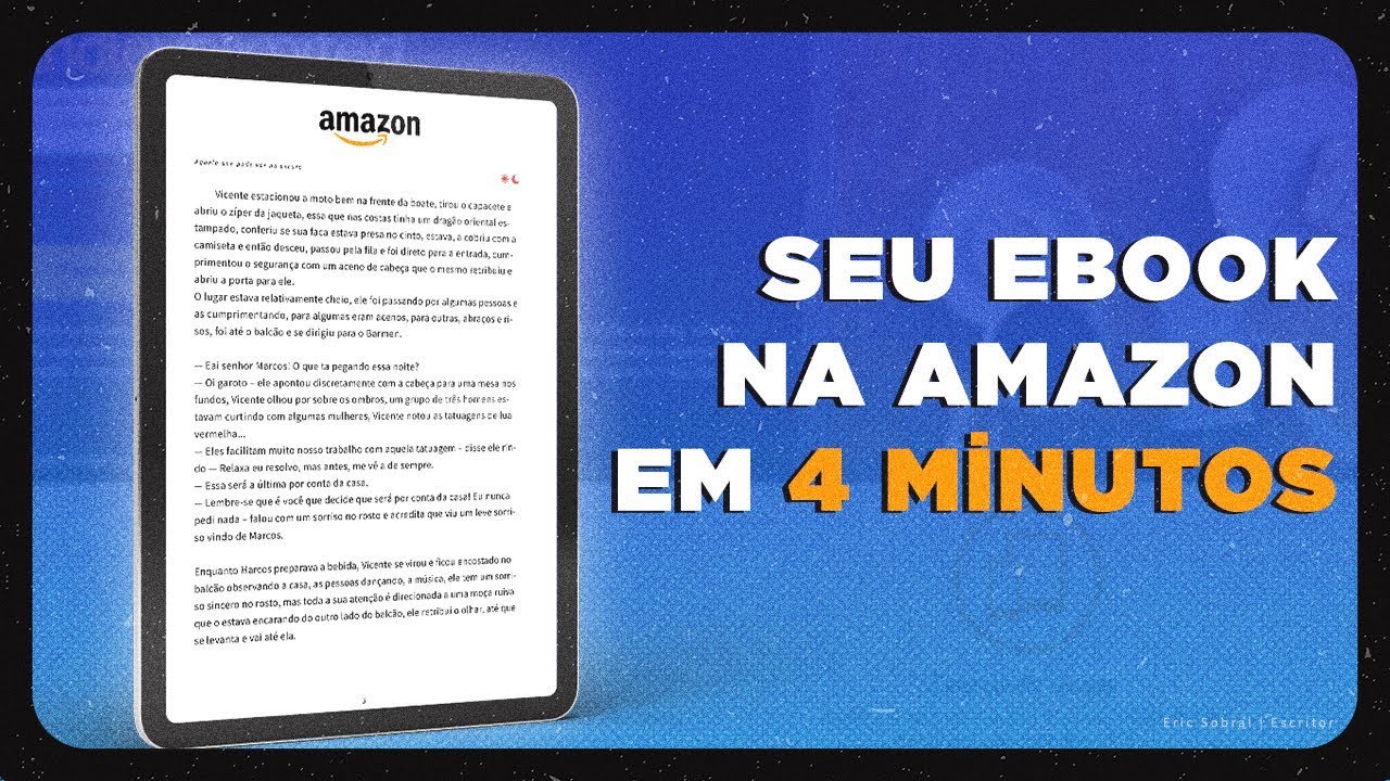 Como publicar um eBook no KDP da Amazon em 2024 - Passo a Passo