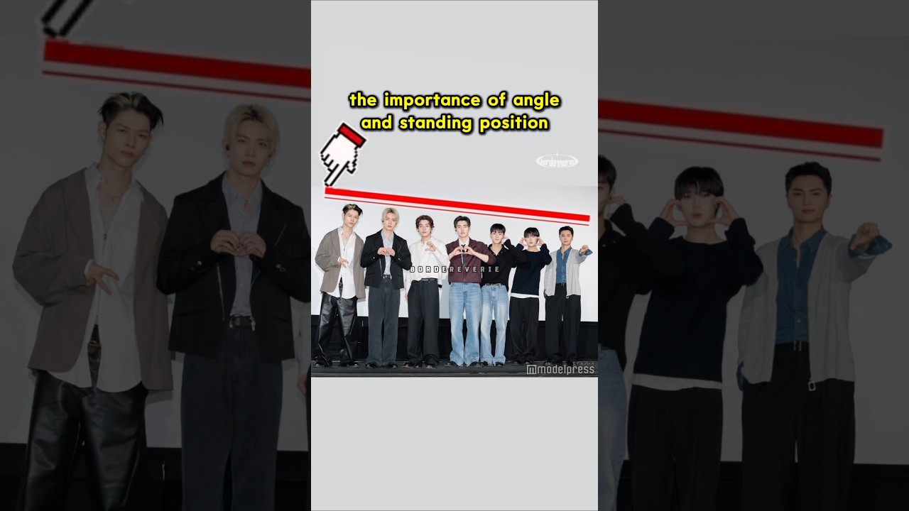 ENHYPEN importance of angle + standing position 🤣 Jay Ni-ki height difference 😭 #enhypen #jay #ni_ki