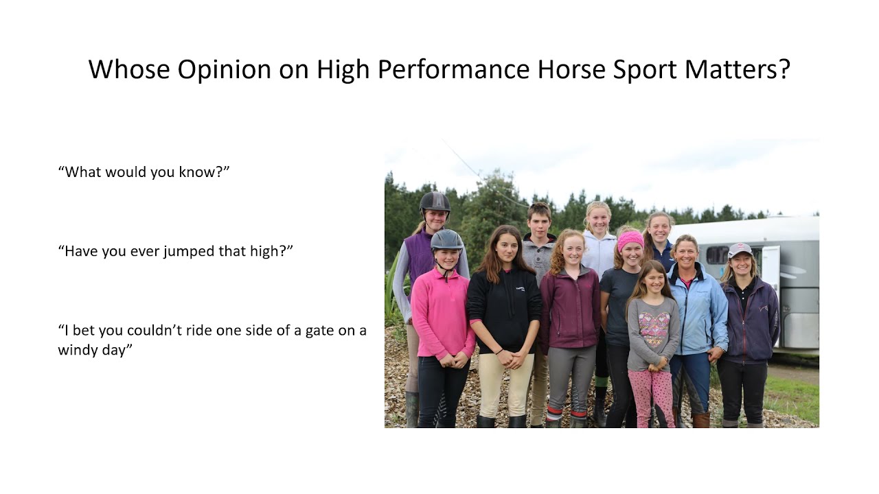 Social License in High Performance Equestrian Sports YT