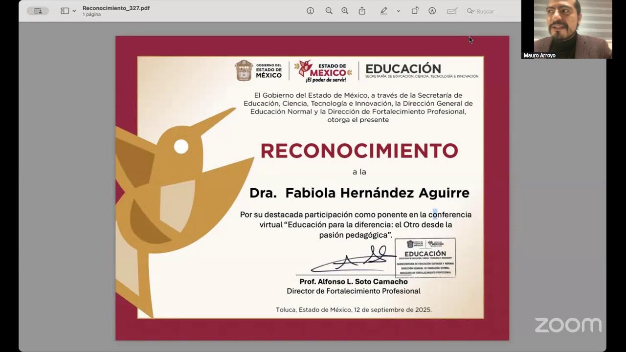 Conferencia virtual. Educación para la diferencia:“el otro” desde la Pasión pedagógica