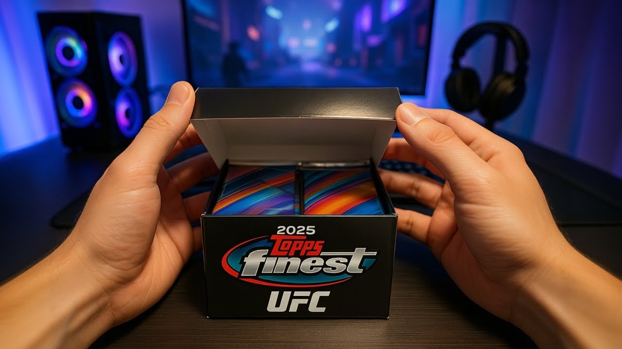 CHAMA GRAIL | 2025 Topps Finest UFC Factory Sealed Hobby Box Unboxing